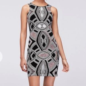 Speechless Geometric Mini Dress